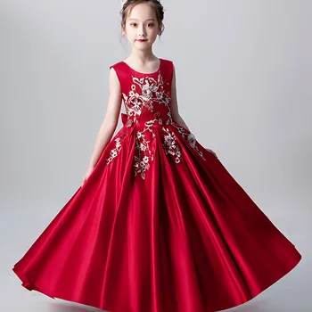 

Christmas Kids Dresses For Girls Elegant Princess Dress For Girl Wedding Evening Party Gown Children Clothing Halloween Costume