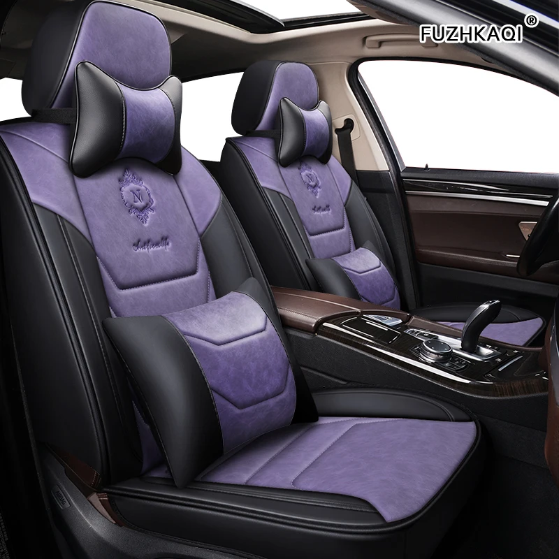 FUZHKAQI кожаные чехлы для автомобильных сидений mazda 6 gh cx4 cx 5 cx3 gg 3 bk 626 ATENZA 323 cx7 cx8 cx9