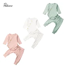 Коллекция года, брендовая одежда для малышей осенний зимний топ для маленьких мальчиков и девочек, штаны, спортивные костюмы, мягкая хлопковая одежда для сна, комплект одежды