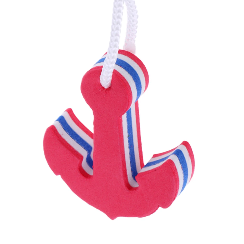 Anchor Shaped Foam Floating Key Chain Key Ring for Boating, Kayaking, Canoeing, Surfing and Swimming