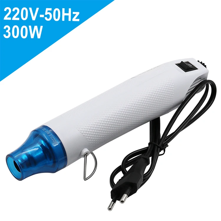 220V DIY Using Heat Gun Electric Power tool hot air 300W temperature Gun with supporting seat Shrink Plastic DIY tool color electric ratchet wrench