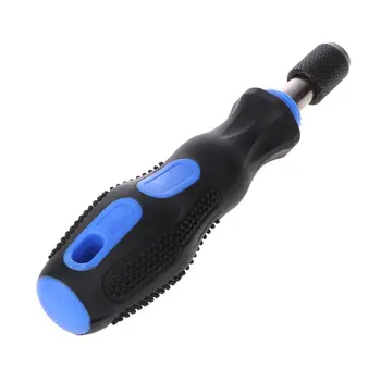 

Multi-function 1/4" 6.35mm Non-slip Dismountable Screwdriver Handle With Soft Rubber