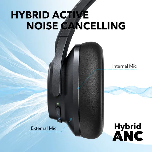Soundcore przez Anker życie Q20 + aktywna redukcja szumów bezprzewodowy bluetooth słuchawki, 40H czas odtwarzania, hi-res Audio, Soundcore aplikacji 3