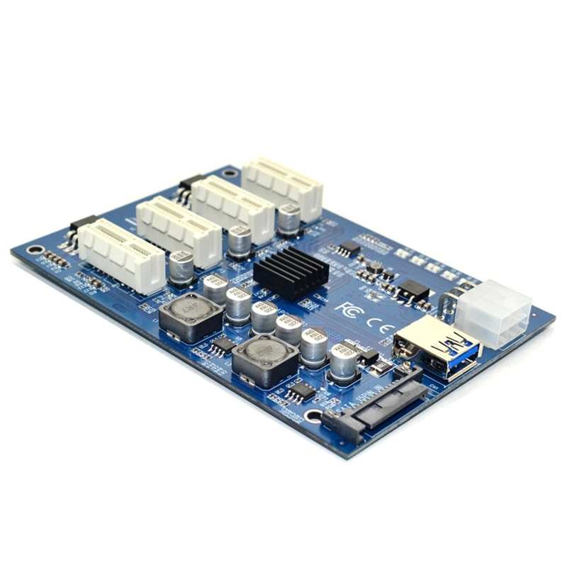 PCI E X1 к 4PCI X16 Комплект расширения от 1 до 4 портов Express переключатель мультипликатор