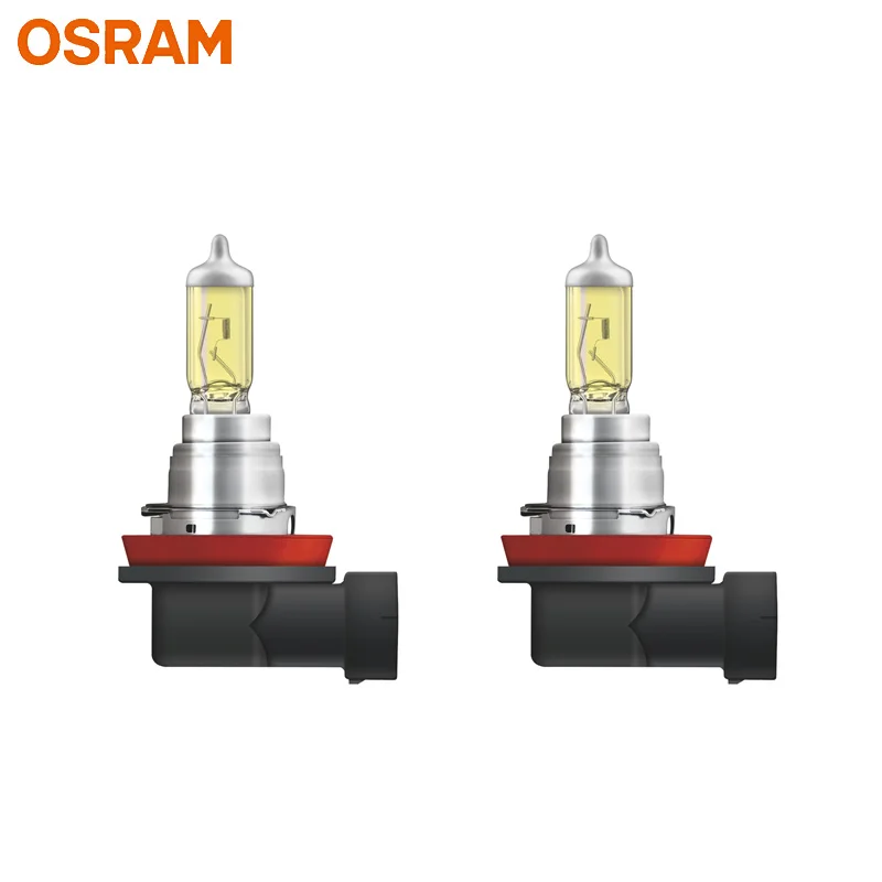 OSRAM H16 желтый 62219FBR галогенный противотуманный фонарь 12 в 19 Вт Автомобильные Оригинальные противотуманные фары 2600 к свет+ 60% ярче подлинные авто лампы, пара