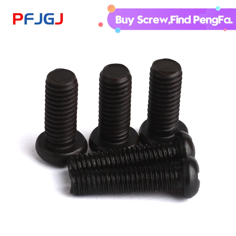 

Peng Fa GB818 Blackening Round Machine Screw Head Screw Cross Groove Head Round Head Machine Screw M2-M6