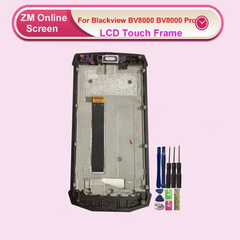 

For Blackview BV8000 BV8000 Pro LCD Display With Touch Screen With Frame Digitizer Assembly Replacement +Tools+3M Sticker