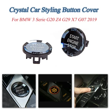 

2020 NEW Crystal Car Styling ENGINE START STOP Switch Buttons Covers For BMW 3 Series G20