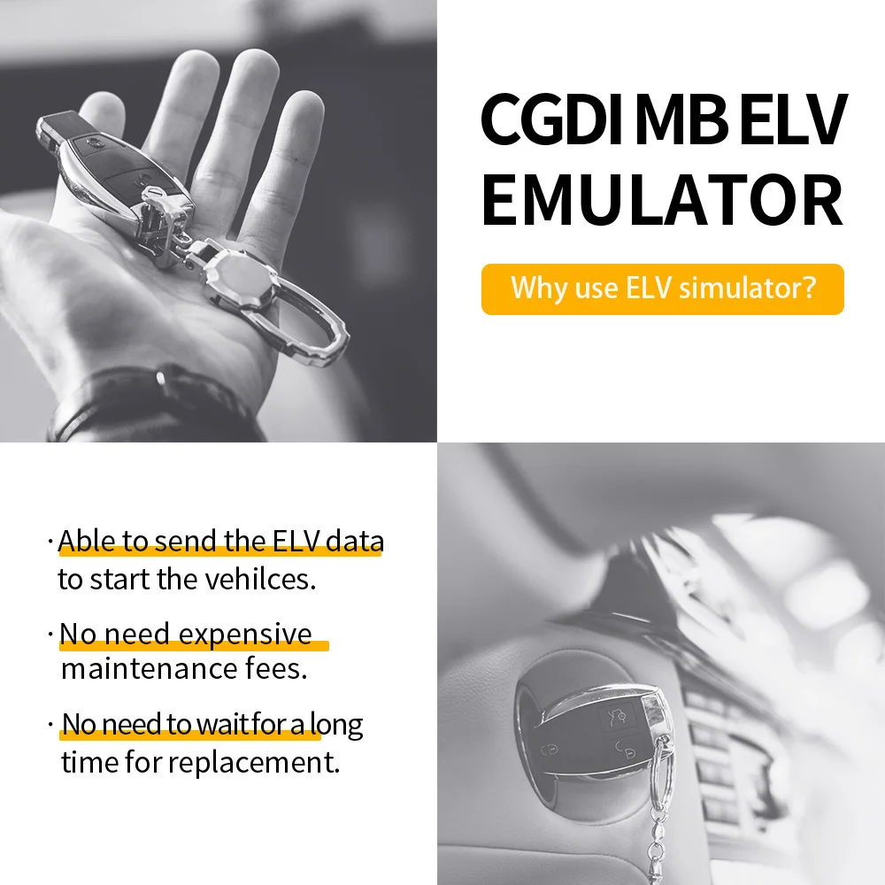 Original CGDI ESL ELV Emulator Simulator für Mercedes Für Benz W204 W207 W212 Funktioniert Mit VVDI MB BGA/CGDI MB Bester Preis – Detail 6