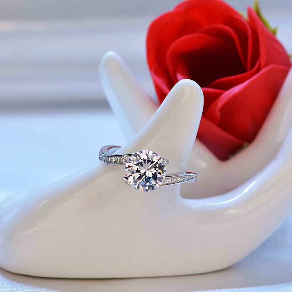 Модные драгоценные Камни Серебряное кольцо аметист кольцо с синим сапфиром Серебро 925 Ювелирное кольцо с аквамарином для женщин Cocktail обручальные кольца