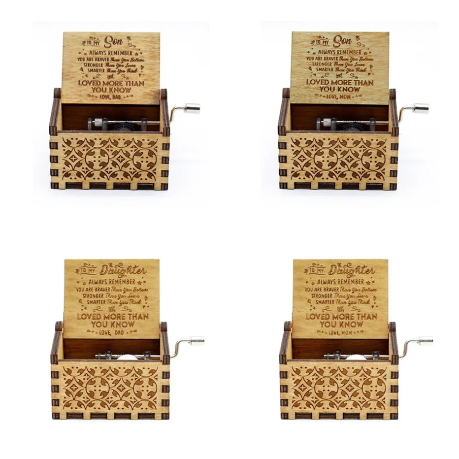 Деревянная музыкальная шкатулка с ручными коленями королевская богемная