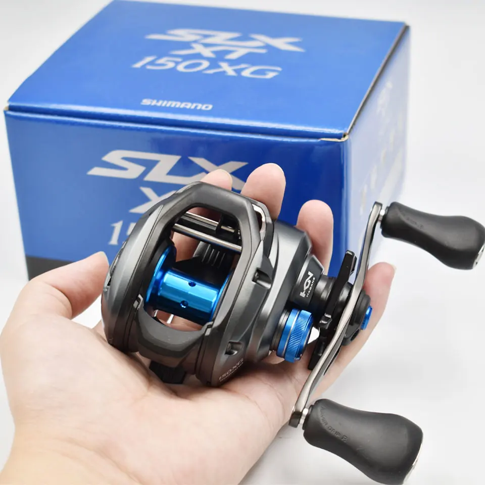 NEW SHIMANO Reel SLX XT Baitcast Fishing Reel New SVS Infinity Braking  System Aluminium Hagane body