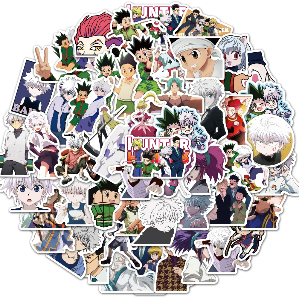 10/30/50 шт. аниме наклейки HUNTER X водонепроницаемые пвх для автомобиля ноутбука