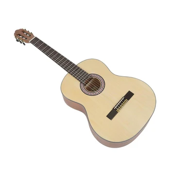 

Professional 40 inch Classical Guitar Round Corner Spruce Panel String Instrument for Boys Girls Home School Guitar Learners