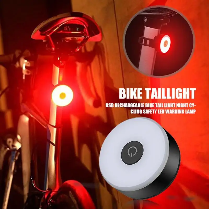 

Multi Lighting Modes Bicycle Light USB Rechargeable Bike Tail Light Night Cycling Safety LED Warning Lamp Cycling accessories