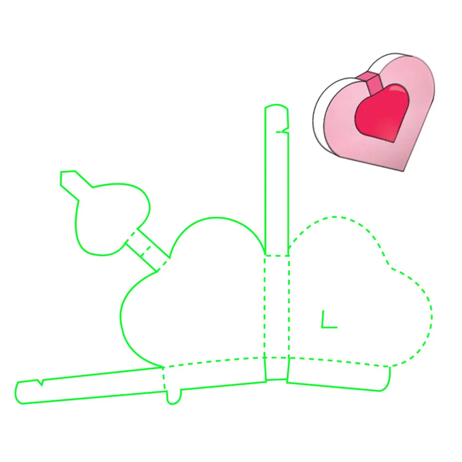 

Naifumodo Box Dies Heart Box Metal Cutting Dies Scrapbooking Embossing Dies Cut Stencils Cards Craft Dies for New 2019