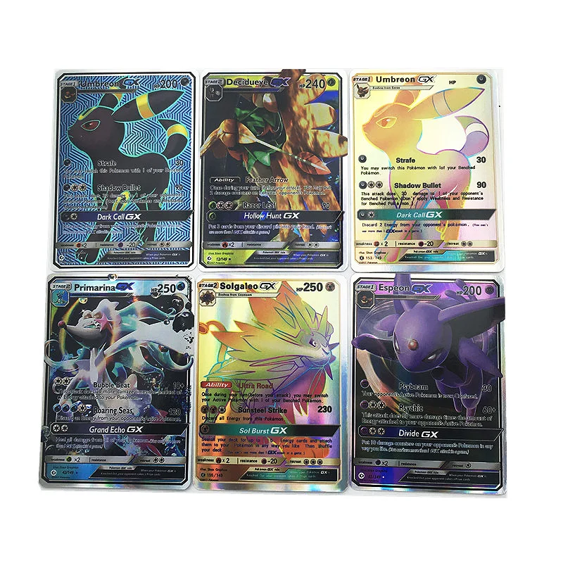 Takara Tomy 30PCS Pokemon Card Combat Flash Shining Cards Pokemon Sun Moon GX Takara Tomy 30PCS Pokemon Card Combat Flash Shining Cards Pokemon Sun Moon GX