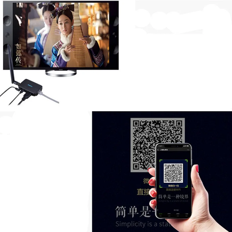 Беспроводной AP Share screen HDMI интерфейс высокой четкости беспроводной проекционный экран для Android tv компьютерный проекционный смартфон