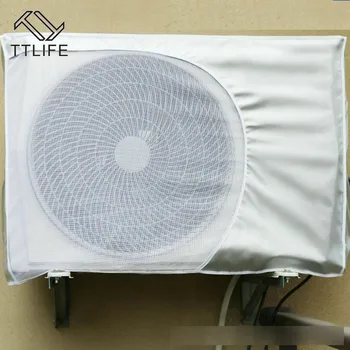 

Outside Split Air Conditioner Cover for Anti-snow Waterproof Sunscreen Protection Case Silver Coated Fabric Air Conditioner