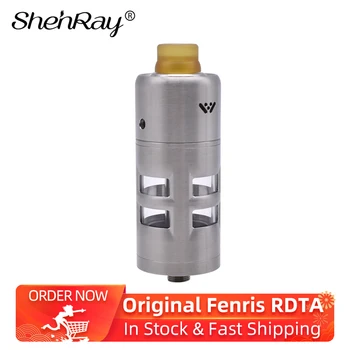 

Original Shenray Fenris RDTA Tank 10ml capacity atomizer single coil top filled 10 side airflow holes For E-cig Vape box mod