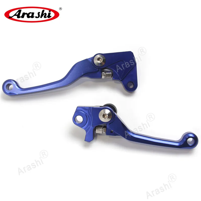 Arashi 1 Пара ЧПУ тормозные рычаги сцепления для YAMAHA WRF300 WRF 300 Байк руль тормозной рычаг аксессуары для мотоциклов - Цвет: Синий