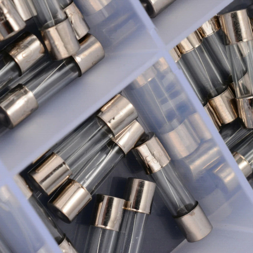 150 шт 250V 5x20mm предохранители для быстрого выдува стекла автомобиля трубки предохранители с держателем предохранителя Комплект
