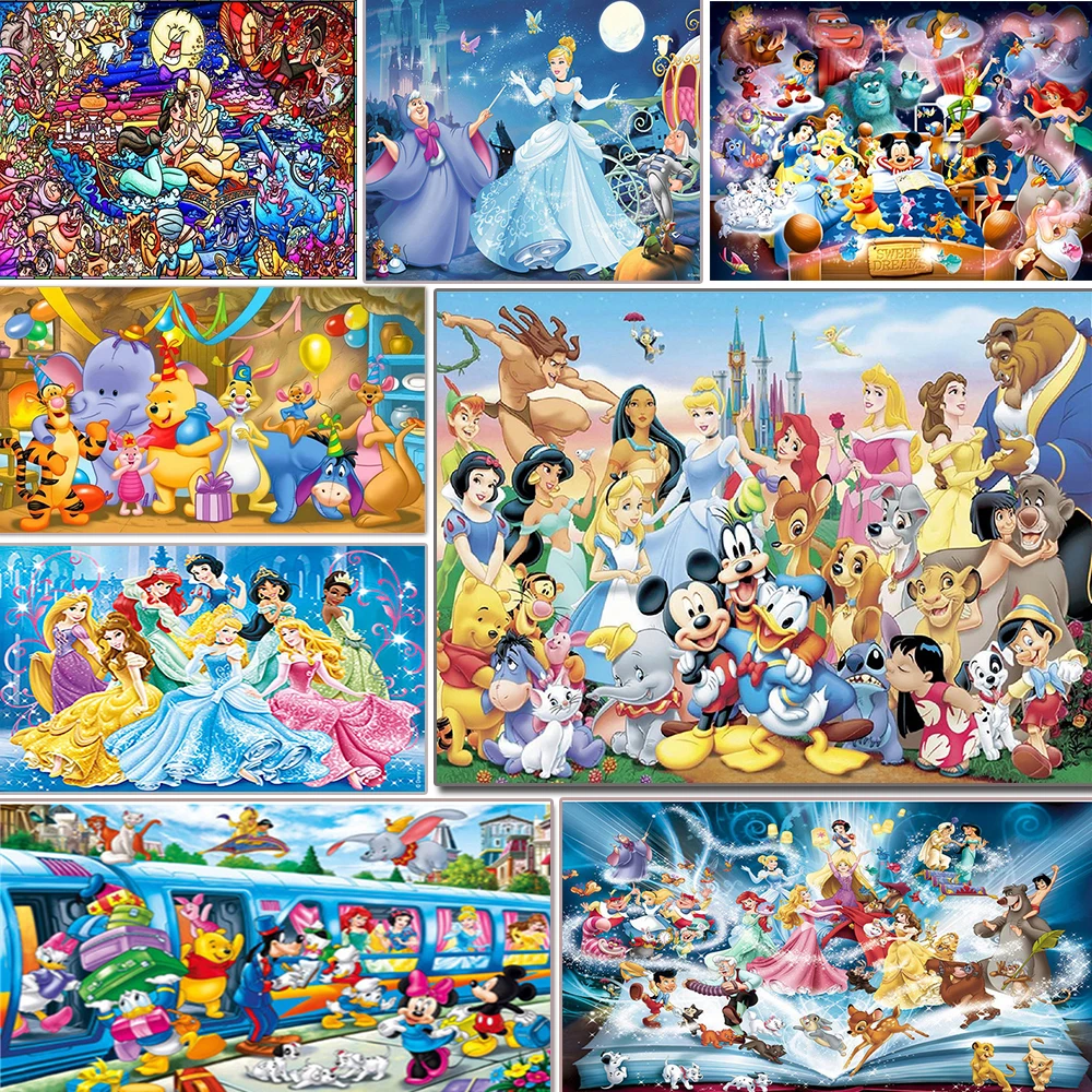 Набор для алмазной вышивки Принцесса/Микки из серии Disney Family | Дом и сад