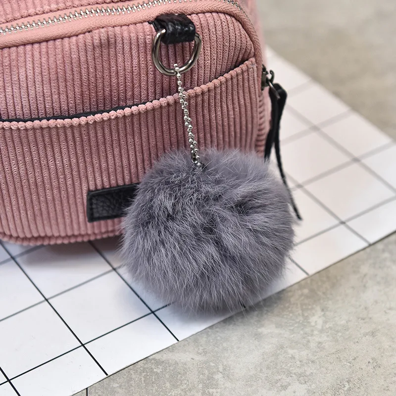 Women Mini Backpack Corduroy Small Crossbody Bag For Teenage Girl Striped Soft Cloth Fabric Shoulder Bag Ladies Kids Phone Purse 6