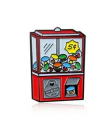 

Game Machine Brooch Retro Game Machine Game Over Game Console School Arcade Enamel Pin Shirt Backpack Badge Boy Girl Play Gifts