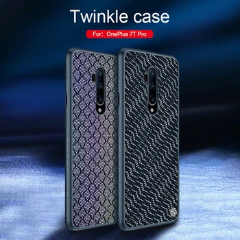 

For Oneplus 7T Pro Phone Case Nillkin Twinkle PC Back Shield + TPU Protective Frame Back Case For Oneplus 7T Case Cover