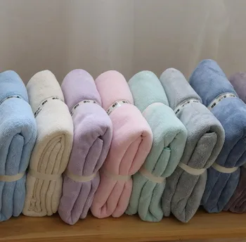 

Soft pink blue baby blanket swaddle newborns receiving blanket bath towel thermal child blanket baby deken toddler Bedding Quilt