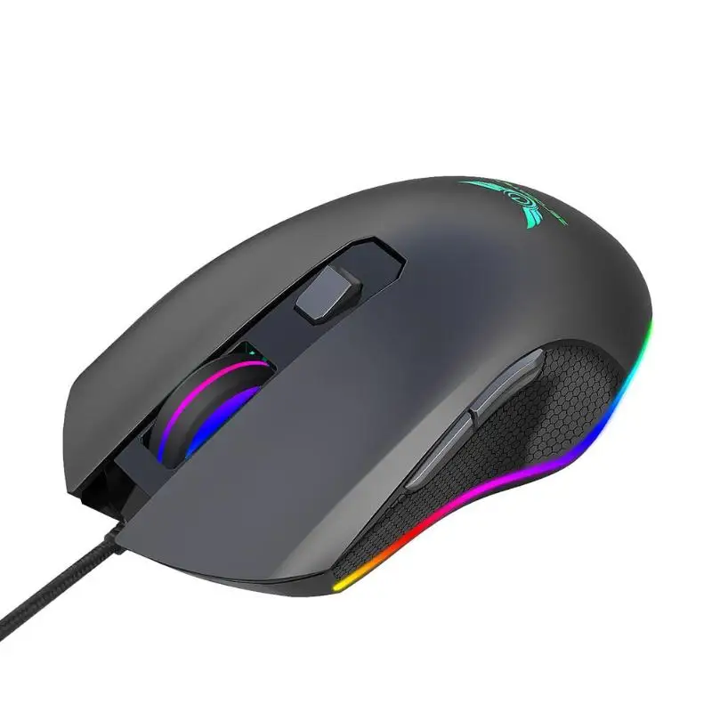 ZERODATE G21 Wired 6 Buttons 6400DPI RGB Backlight Optical Gaming USB Mouse for game and office