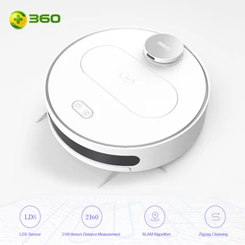 

360 S6 Robotic Vacuum Cleaner Automatic Remote Control Household Cleaning Robot 1800Pa Large Suction Sweeping Dust Sterilize