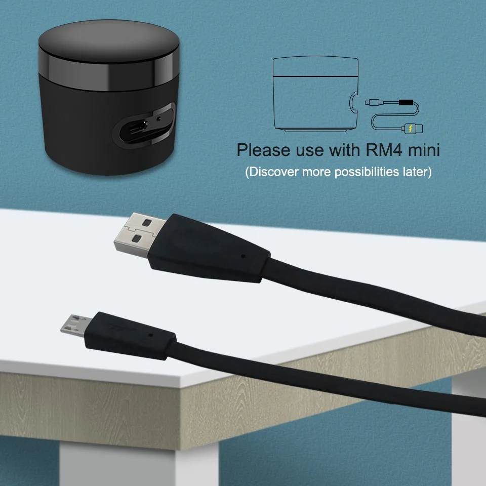Broadlink HTS2 Sesnor Accessoire Usb Kabel Temperatuur En Vochtigheid Detector Werken Met Rm4 Pro Universele Afstandsbediening