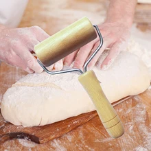 Металл Т бук Скалка Многофункциональный мука палочка Wonton кожа пицца Скалка кухонная посуда для выпечки