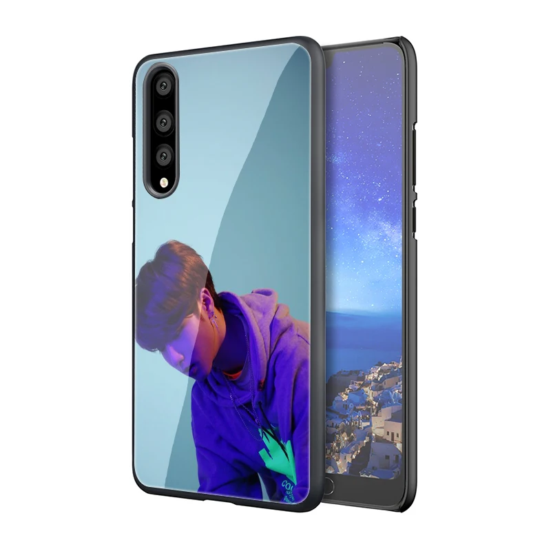 EWAU Han Jisung Stray Kids чехол для Huawei P10 для телефона из закаленного стекла с принтом P20 P30 mate 20 Lite pro P Smart Y6 Y9 Honor 8X9 10