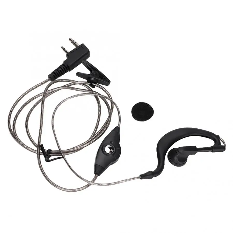 

New 2-way General-purpose Radio Universal K-Type Earphone In-ear Mic Walkie Talkie Earphone