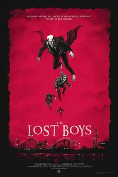 

J0026 Gift The Lost Boys Movie Horror Film Classic TV Wall Sticker Silk Poster Art Light Canvas Home Decoration