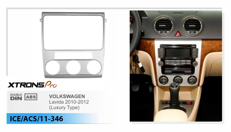 XTRONS Радио панель для Volkswagen Lavida 2010-2012 стерео радио приборная CD Facia отделка установить комплект