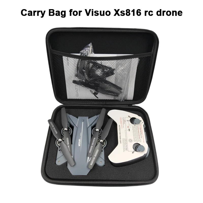 

Xs816 Xs809HW Xs809S RC Drone Carry Bag Spare Parts Hard Shell Carrying Case Storage Box Handbag for Xs816 4K Camera Drone