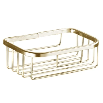 

Style Short Bathroom Accessories Bathroom Shelf Holder Space Aluminum Bathroom Shelf Shower Shampoo Soap Cosmetic Shelves Gold