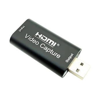 

Video Card Capture HDMI Video Capture Card Streaming VHS Board Capture USB 2.0 Cards Grabber Recorder for PS4 Game DVD Camera