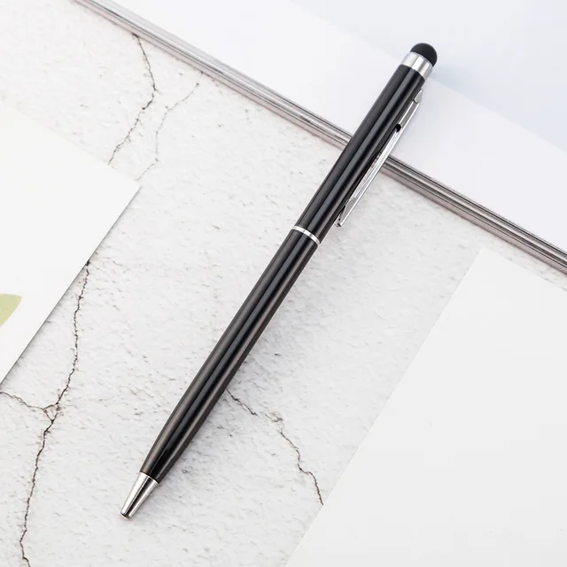 New Metal Ballpoint Pen Rose Gold Pen Custom Logo Advertising Ballpoint Pen  Lettering Engraved Name School&office Supplies Metal capacitor pen