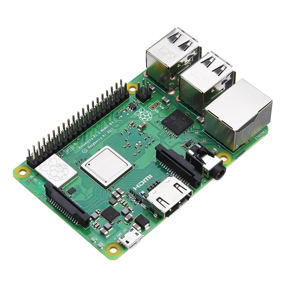 Оригинальная Raspberry Pi 3 Model B+(плюс) материнская плата с BCM2837B0 Cortex-A53(ARMv8) 1,4 ГГц cpu двухдиапазонный беспроводной