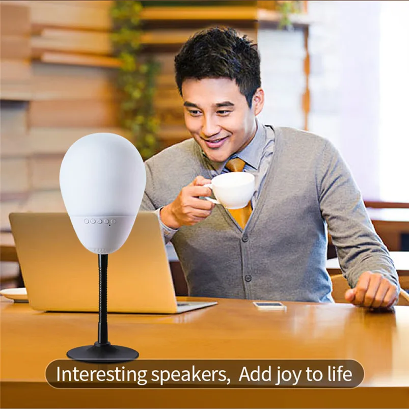Bluetooth Audio Music LED Night Light Lamp Entertainment Funny Discoloration Decompression Toy Lamparas 40DEC2709
