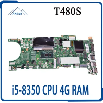 شراء الكمبيوتر المحمول الأصلي لينوفو ثينك باد T480s اللوحة الرئيسية I5-8350 UMA 4G 01LV620 01YU138 02HL830