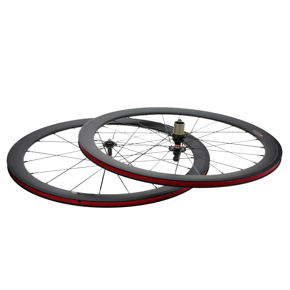Best Matt 700C Road Bike Wheelsets 3K Full Carbon Bicycle Wheel 50mm Clincher Rim+Spokes+Hub+Quick Release Lever Skewers+Brake Pads 2 Best Matt 700C Road Bike Wheelsets 3K Full Carbon Bicycle Wheel 50mm Clincher Rim+Spokes+Hub+Quick Release Lever Skewers+Brake Pads 2
