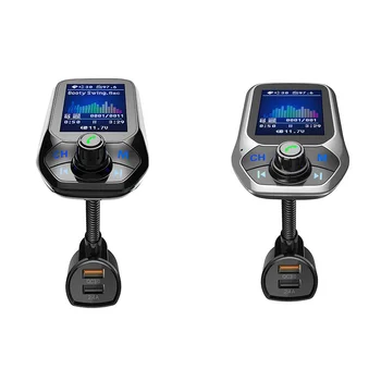 

1.8inch TFT Color Display Bluetooth Car Kit Handsfree USB Quick Charge FM Transmitter MP3 Music Player