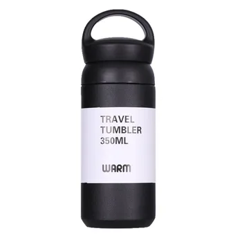 

New Portable Thermos Cups for Male and Female Students Spray of Plastic Thermos Cups Export Foreign Trade Portable Thermos Cups