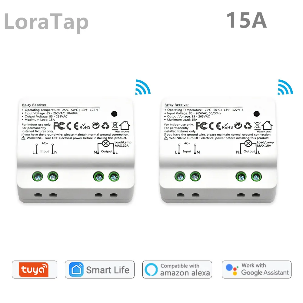 MoKo Smart WiFi Schalter 4 Stücke 10A WLAN Intelligente Schalter Funktioniert mit Alexa Google Home IFTTT Smart Life Timer Funktion APP Fernsteurung Sprachsteuerung mit Zange Grau 